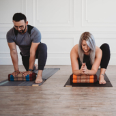 Zafuko® Yoga & Meditation Cushion - Burgundy/Blue and Burgundy/Orange