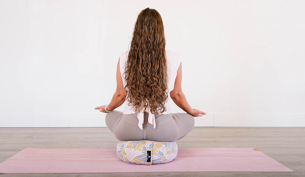 Woman Sitting on Zafu