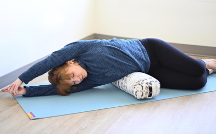Lateral Side Bend on Junior Bolster - Wild Sky