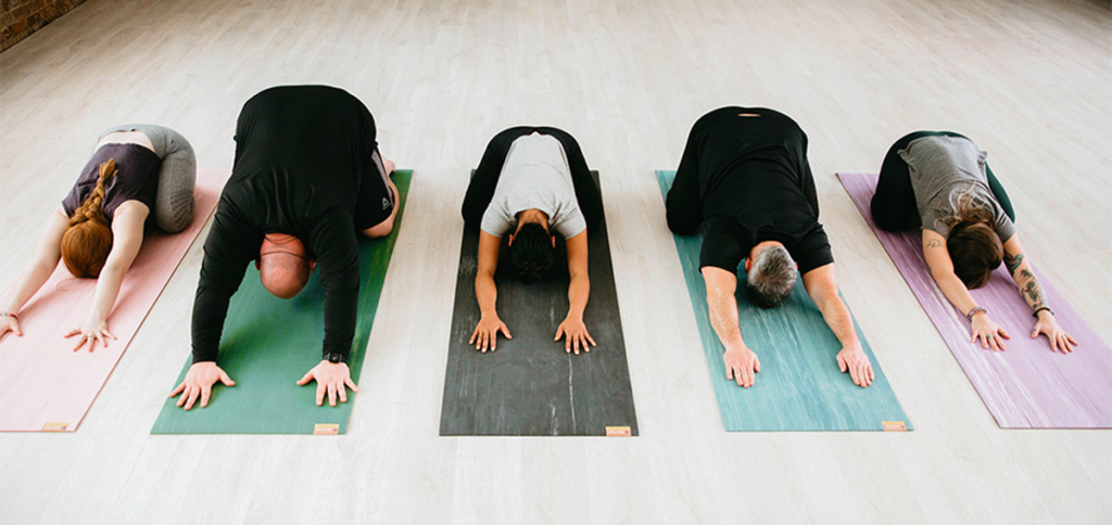 Balasana (Child's Pose) on Para Rubber Mats