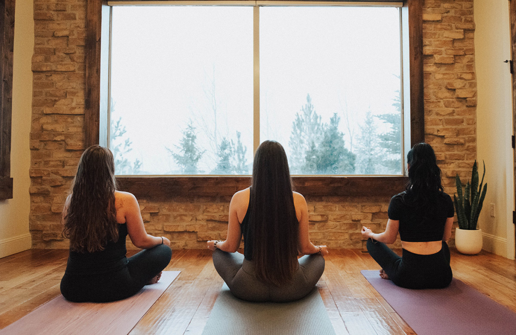 Seated Women Meditating
