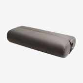 Standard Yoga Bolster - Gray (Bottom View)