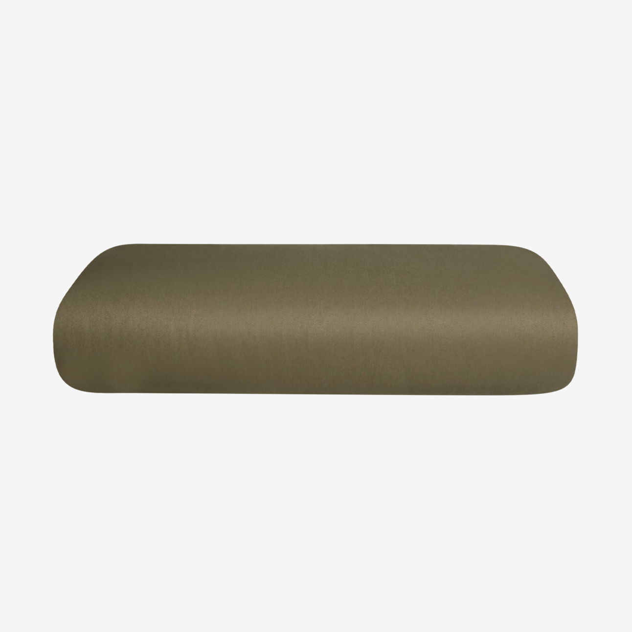 Standard Yoga Bolster - Olive (Side View)