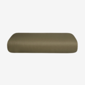 Standard Yoga Bolster - Olive (Side View)