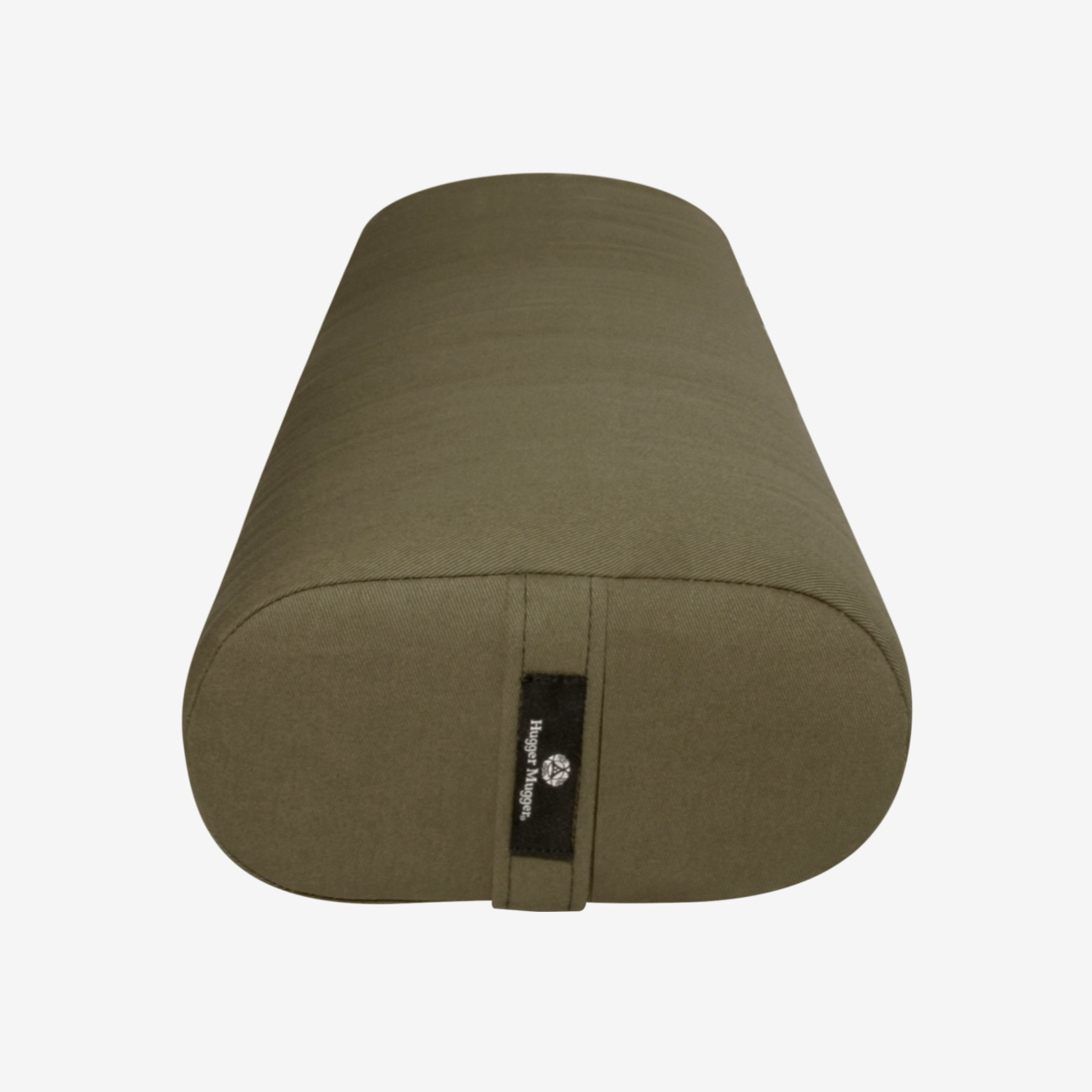Standard Yoga Bolster - Olive (End View)