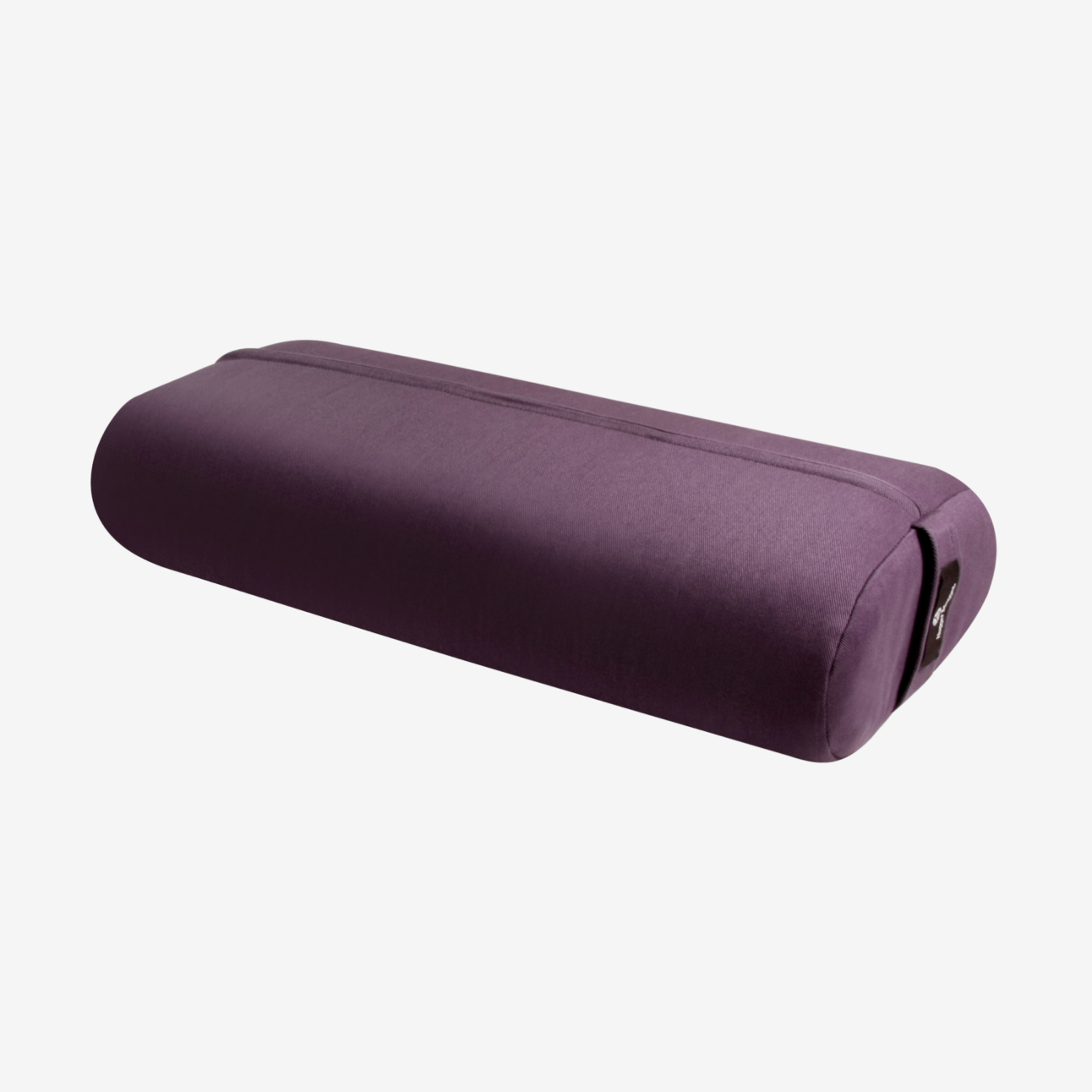 Standard Yoga Bolster - Plum (Bottom View)
