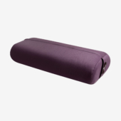 Standard Yoga Bolster - Plum (Bottom View)