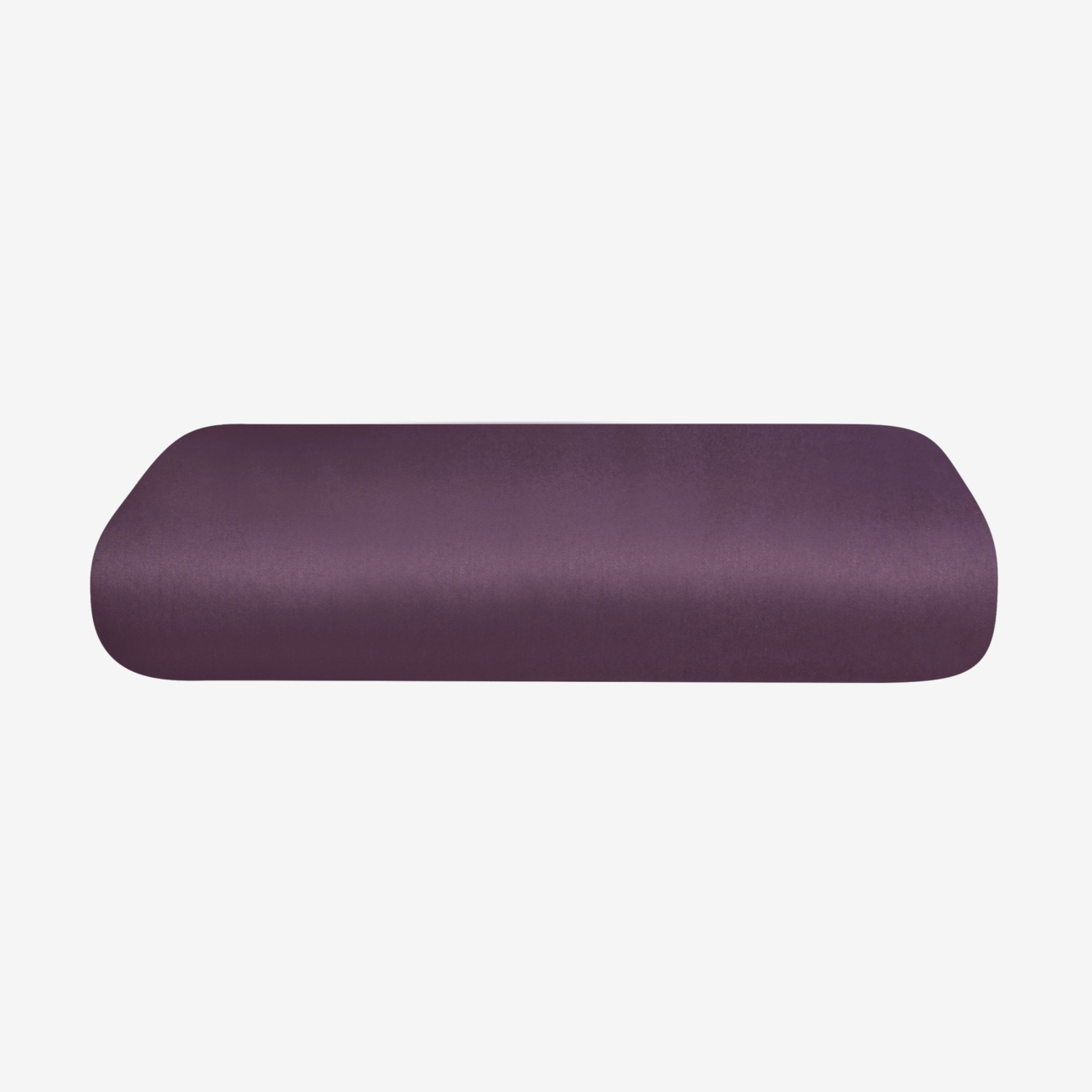 Standard Yoga Bolster - Plum (Side View)