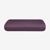 Standard Yoga Bolster - Plum (Side View)