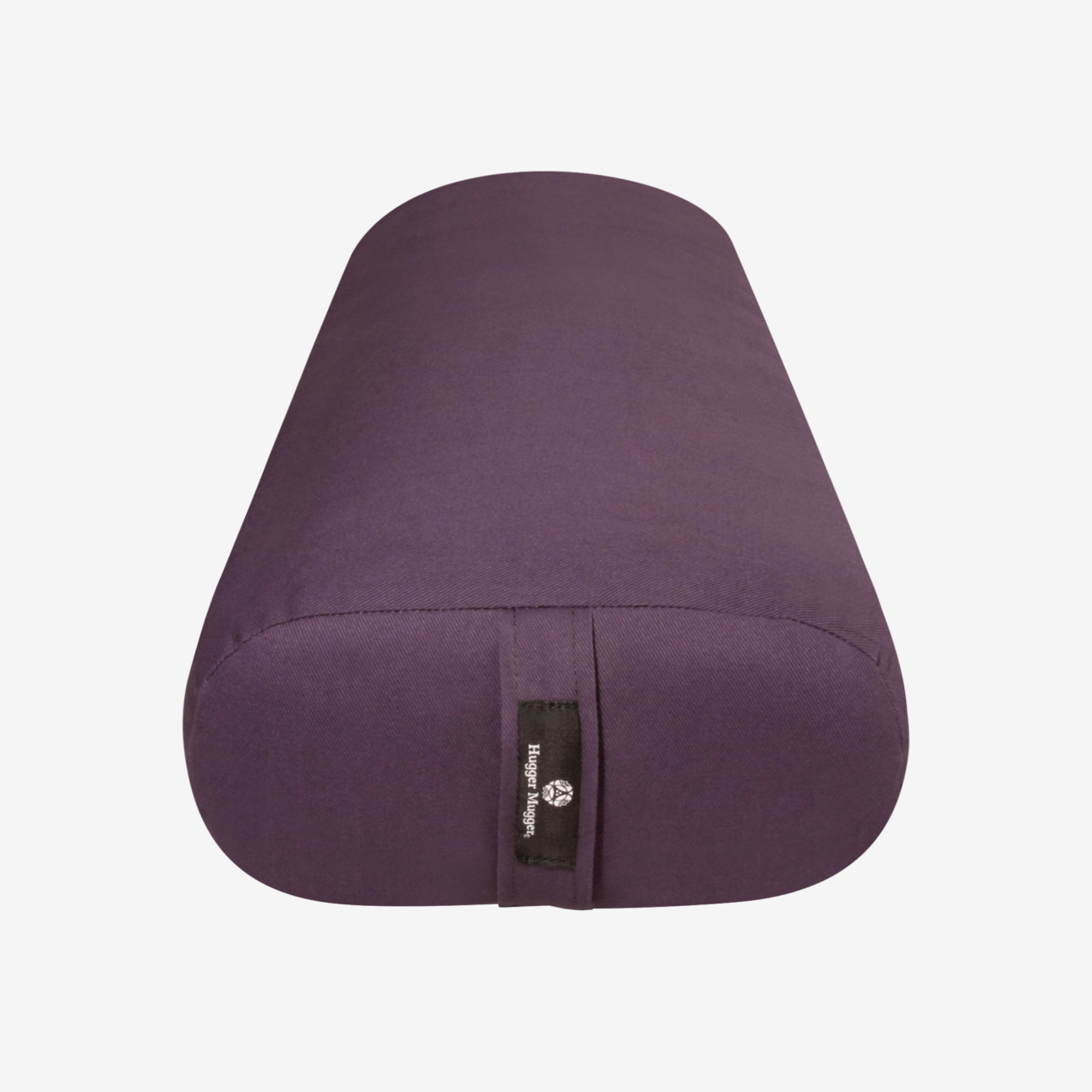 Standard Yoga Bolster - Plum (End View)