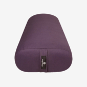 Standard Yoga Bolster - Plum (End View)