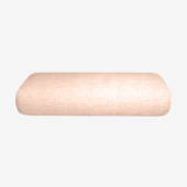 Standard Yoga Bolster - Rose Quartz (Side View)