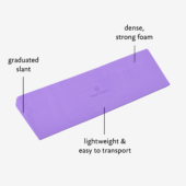 Foam Yoga Wedge - Purple (Diagram)