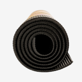 Ultimate Cushion Mat - Black (End View)