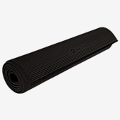 Ultimate Cushion Mat - Black (Rolled View)
