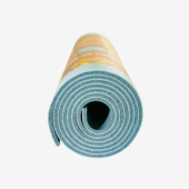 Para Rubber XL Yoga Mat - Rain (End View)