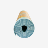 Para Rubber Yoga Mat - River (End View)