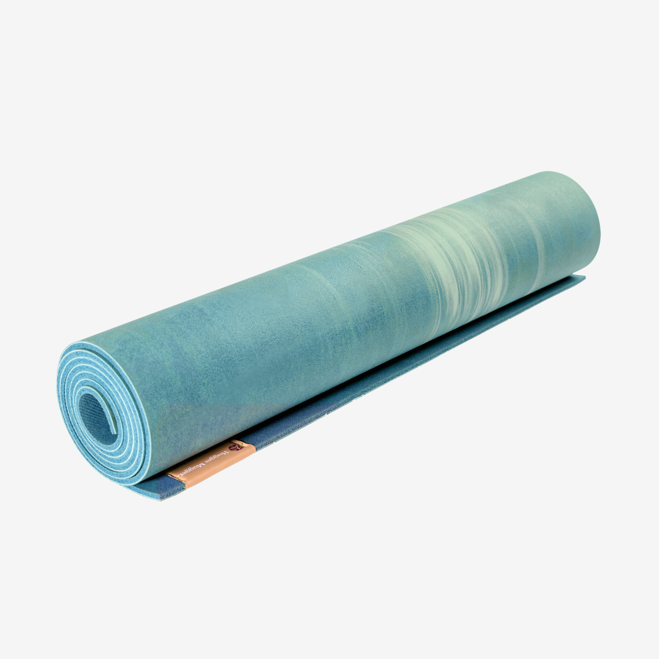 Para Rubber Yoga Mat - River (Rolled View)
