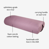 EZ Clean Standard Yoga Bolster - Lotus (Diagram)