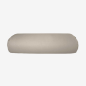 EZ Clean Standard Yoga Bolster - Taupe (Side View)