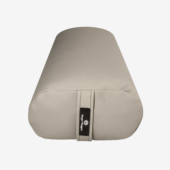 EZ Clean Standard Yoga Bolster - Taupe (End View)