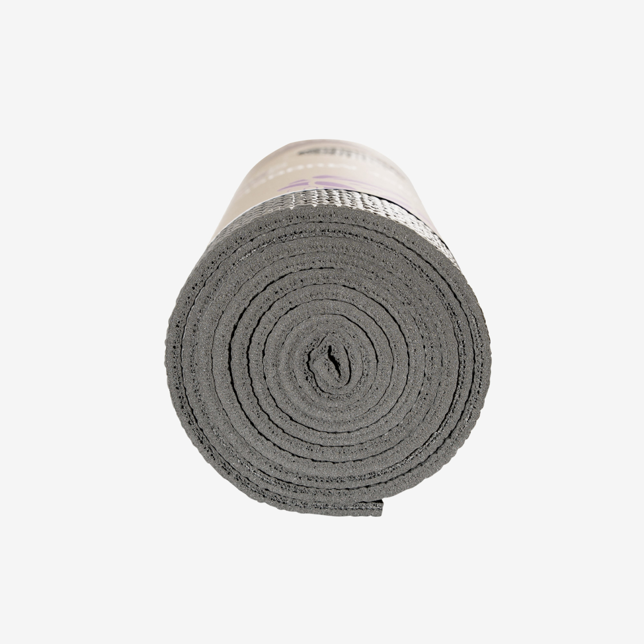 Tapas® Ultra 80 in. Extra Long Yoga Mat - Slate (End View)