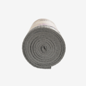 Tapas® Ultra 80 in. Extra Long Yoga Mat - Slate (End View)