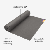 Tapas® Ultra 80 in. Extra Long Yoga Mat - Slate (Diagram)