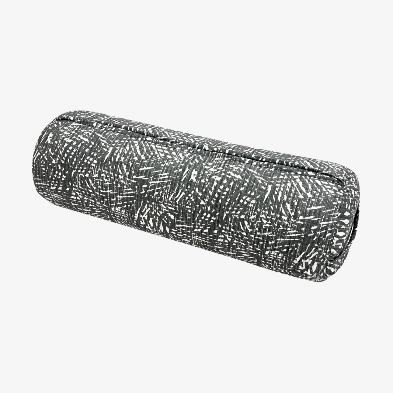 Round Yoga Bolster - Misty Palms (Bottom View)