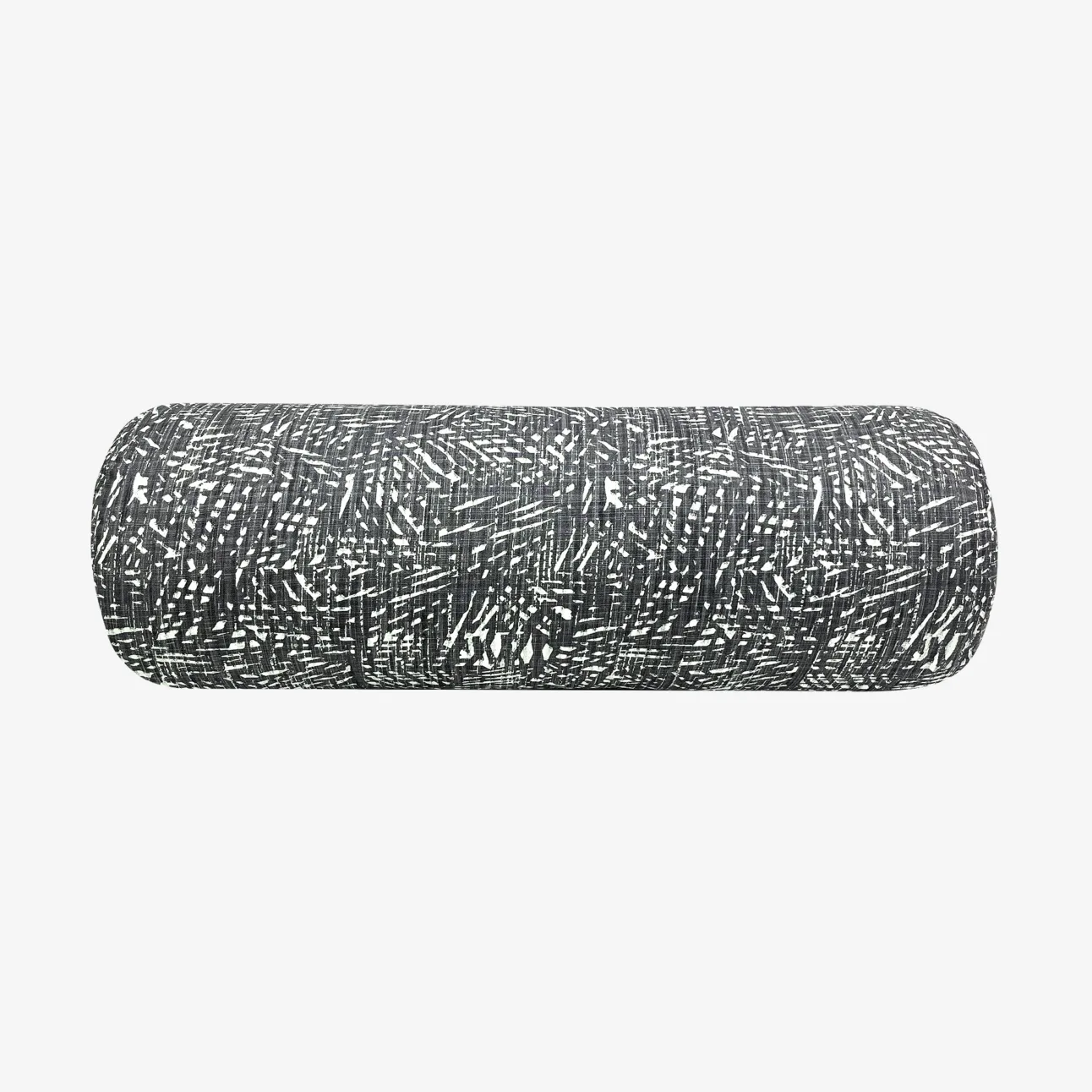 Round Yoga Bolster - Misty Palms (Side View)