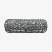 Round Yoga Bolster - Misty Palms (Side View)