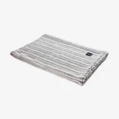 Cotton Yoga Blanket - Multi-Gray (Front View)