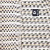 Cotton Yoga Blanket - Multi-Gray (Close Up)