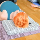 Cotton Yoga Blanket - Multi-Gray