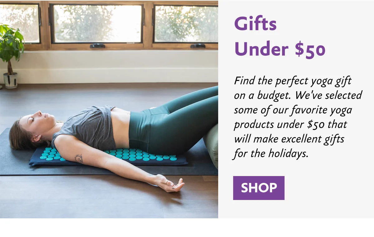 Holiday Yoga & Meditation Gift Guide - Gifts Under $50 - SHOP