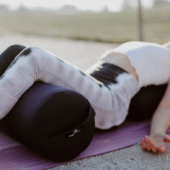 Microfiber Standard Yoga Bolster - Lifestyle