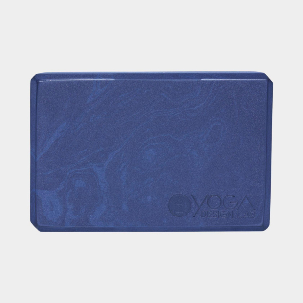 Foam Yoga Block - Navy (Front View)