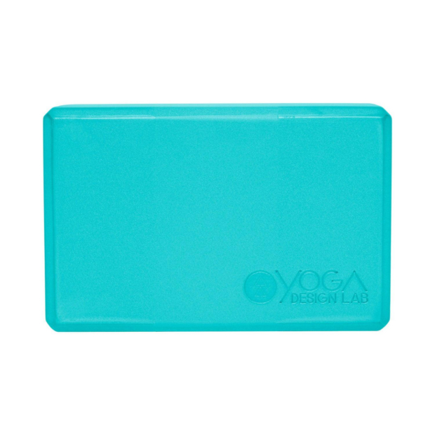 Foam Yoga Block - Aqua (Front View)