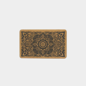 Cork Yoga Block - Mandala Black